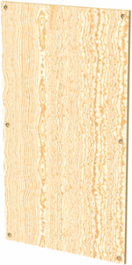 ComLine Wood Panel 1200x700mm Sanded Finish, 19mm Thickness