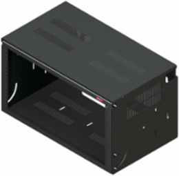 Panel 19-inch Bottom-Hinged 6U, 267x508x305mm, Black, Steel