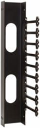 VersaRack Vertical Cable Manager, 40.51x4.13x8.19, Black, Steel