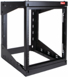 VersaRack Wall-Mount Open Frame Rack, 50.59x20.91x12.28, Black, Steel