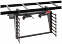 CableRack 12.44x20.16 Inch, Steel, Black, 6 Rack Units