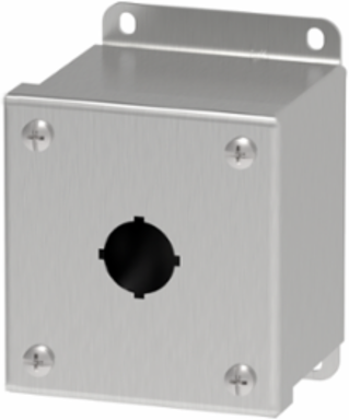 Pushbutton Screw Cover Type 4X, 1PBx22.5mm, SS304