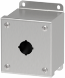 Pushbutton Screw Cover Type 4X, 1PBx22.5mm, SS304