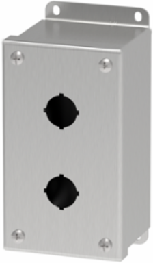 Pushbutton Screw Cover Type 4X, 2PBx22.5mm, SS304