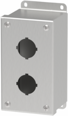 Pushbutton Screw Cover Type 4X, 2PBx30.5mm, SS304