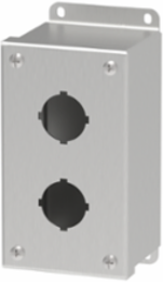 Pushbutton Screw Cover Type 4X, 2PBx30.5mm, SS316