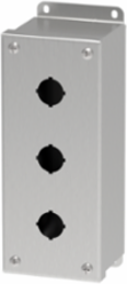 Pushbutton Screw Cover Type 4X, 3PBx22.5mm, SS304