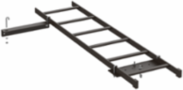 Rack-to-Wall Kit, 13.50x4.00x3.50, Black, Steel