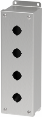 Pushbutton Screw Cover Type 4X, 4PBx30.5mm, SS304