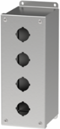 Extra-Deep Pushbutton Screw Cover Type 4X, 4PB x 30.5mm, Stainless Steel 304
