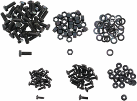 Open Frame Rack 4-Post Hardware Kit, Zinc Plated, Steel