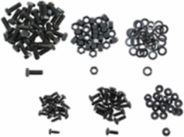 Open Frame Rack 4-Post Hardware Kit, Zinc Plated, Steel