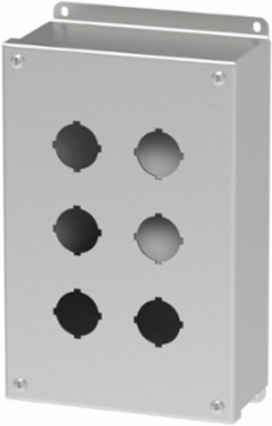 Pushbutton Screw Cover Type 4X, 6PBx30.5mm, SS316