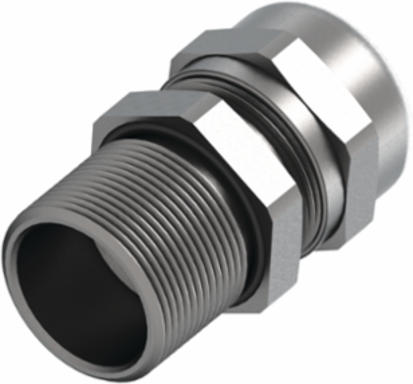 Hazloc Cable Glands M25x1.5, IP66/68, Stainless Steel, Silicone Seal