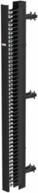 CableTek-EC Vertical Cable Manager Double 84 Inch x 3.5 Inch x 9 Inch, Black Steel