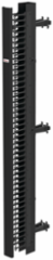 CableTek-EC Vertical Cable Manager Double 84 Inch x 3.5 Inch x 9 Inch, Black Steel