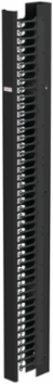 CableTek-EC Vertical Cable Manager, 84 Inch x 3.5 Inch x 9 Inch, Steel, Black