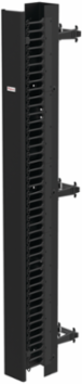 CableTek-EC Vertical Cable Manager Double, 84 Inch x 6 Inch x 9 Inch, Steel, Jet Black
