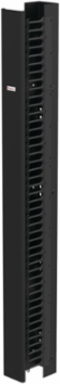 CableTek-EC Vertical Cable Manager, 84 Inch x 6 Inch x 7 Inch, Steel, Black