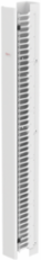 CableTek Vertical Cable Manager 84 Inch x 6 Inch x 9 Inch, White Steel
