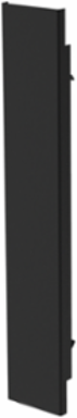 Horizontal Cable Management Cover 19 Inch Steel Black, 1.52 Thickness