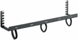 Tie-Down Rack, fits 19-inch rack, Black, Steel