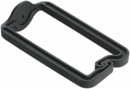 D-Ring Cable Managers 3 Inch x 5-1/3 Inch Black Plastic