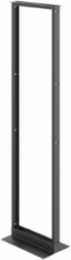 Open Frame Rack 2-Post, 96.00x24.25x15.00, Black, Aluminum
