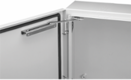 Door Stop Kit, Brushed Stainless Steel, 1.98 Inch Thickness