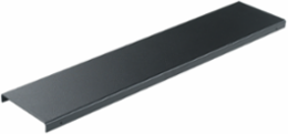 Black Steel Dust Cover for 2-Post Rack, 1.52 Inch Thick, 2.1 lb Weight