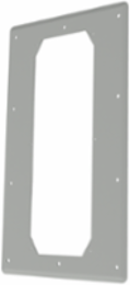 ComLine Vertical Mount Cabinet 23.23x12.68x0.35 Inch, Lt Gray, Aluminum