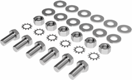 Joining Kit for Open Frame Racks, Steel, Painted Finish, 0.5 lb