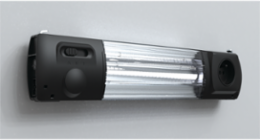 LED Enclosure Light, 1200lm, 2.99 x 14.33 x 1.89 Inch, Black, Plastic