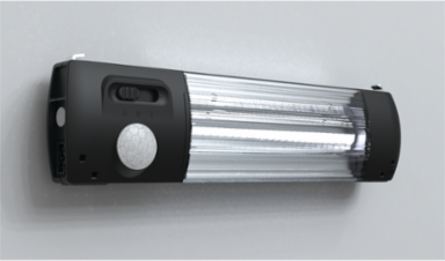 LED Enclosure Light with Motion Sensor, 1200 lm, 2.99 x 12.4 x 1.89 Inch