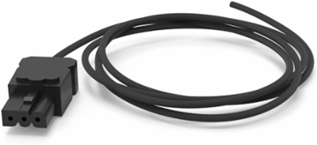 Cable Door Switch for EL LED Enclosure Lights, 1 Meter, Black, Copper