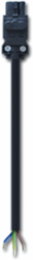 Cable Infeed for EL LED Lights, 6.56 Ft., 3-Pole, Black, 100-240 VAC