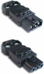 Connectors for LED Enclosure Lights, AC 250A, 16V, Black, 2.09 x 0.9 x 0.55 Inch