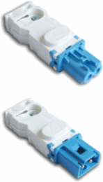 EL LED Enclosure Light Connectors, 50A, 16V, Light Blue, 2.09 x 0.9 x 0.55 Inch