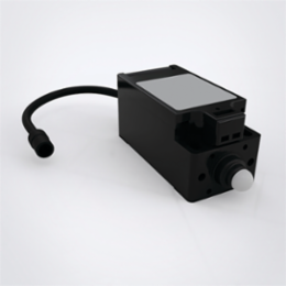 Door-operated Switch for EL LED Lights, 63mm x 31mm x 31mm, Black Plastic