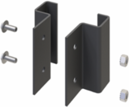 Seismic Cabinet Joining Kit, Black, Steel