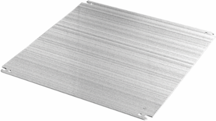 ComLine Mounting Panel, 400x400mm, Aluminum, 2.76 lb Weight, Mill Finish