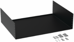 Networking PC Cabinet Shelf, Black, Steel