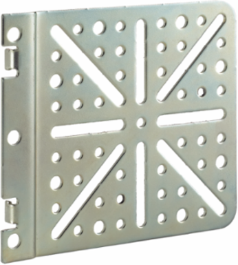 Universal Power Strip Bracket, Plated, Steel