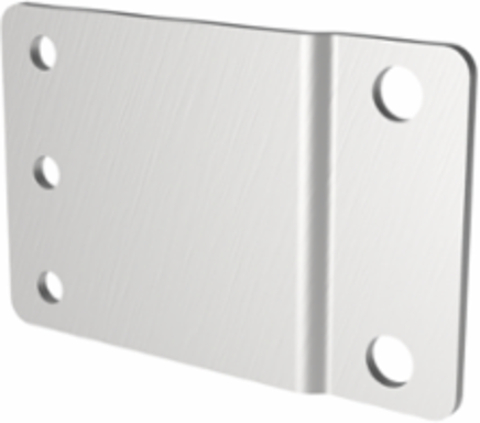 Panel Adapter, 23 to 19x1U, Plated, Steel