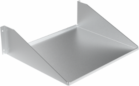 Single-Sided Solid Shelf, 3U, Brushed, Aluminum