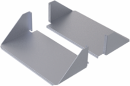 Double-Sided Aluminum Shelf 4U, Brushed Finish, 19 Inch Rack Compatibility