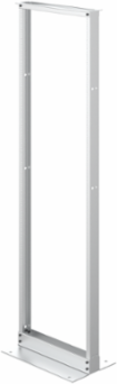 Open Frame Rack 2-Post, 84.00x24.25x15.00, Mill, Aluminum