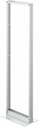 Open Frame Rack 2-Post, 84.00x24.25x15.00, Mill, Aluminum