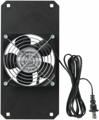 AccessPlus Fan Kit 115VAC 100CFM for 25 Inch, 30 Inch, 36 Inch Cabinets, Black Steel