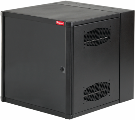 AccessPlus Double-Hinge Cabinet, 24x24x25 Inch, Black Steel, 250 lbs Load Capacity